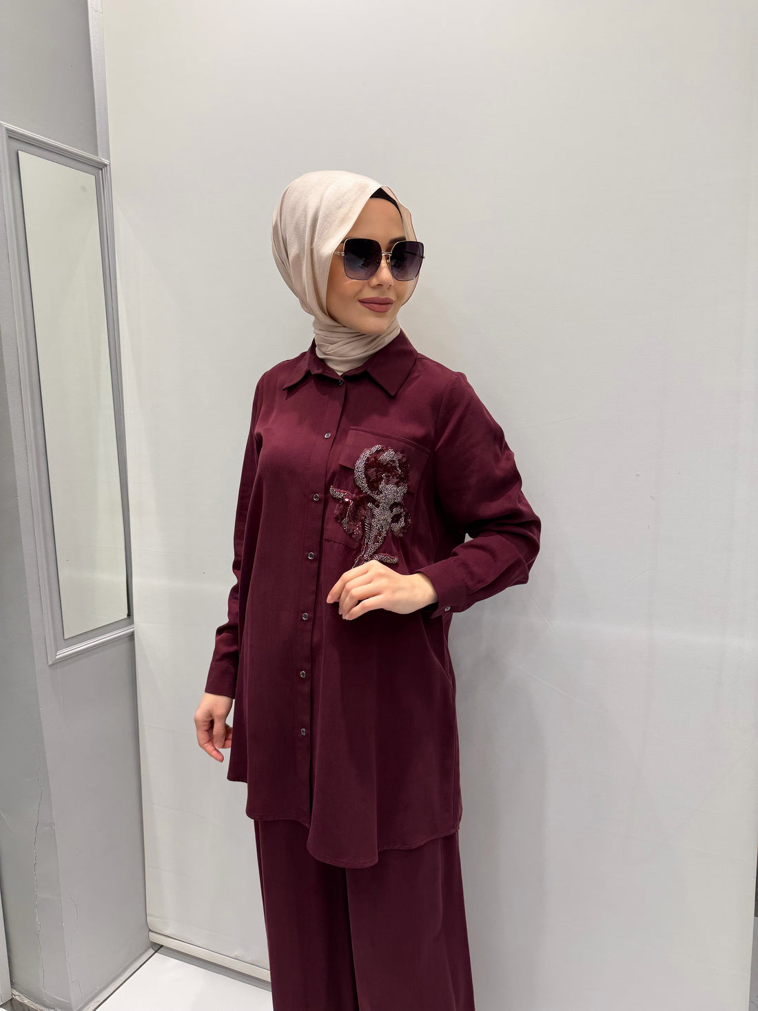 Nurcan Çetin Pantolonlu takım ￼
