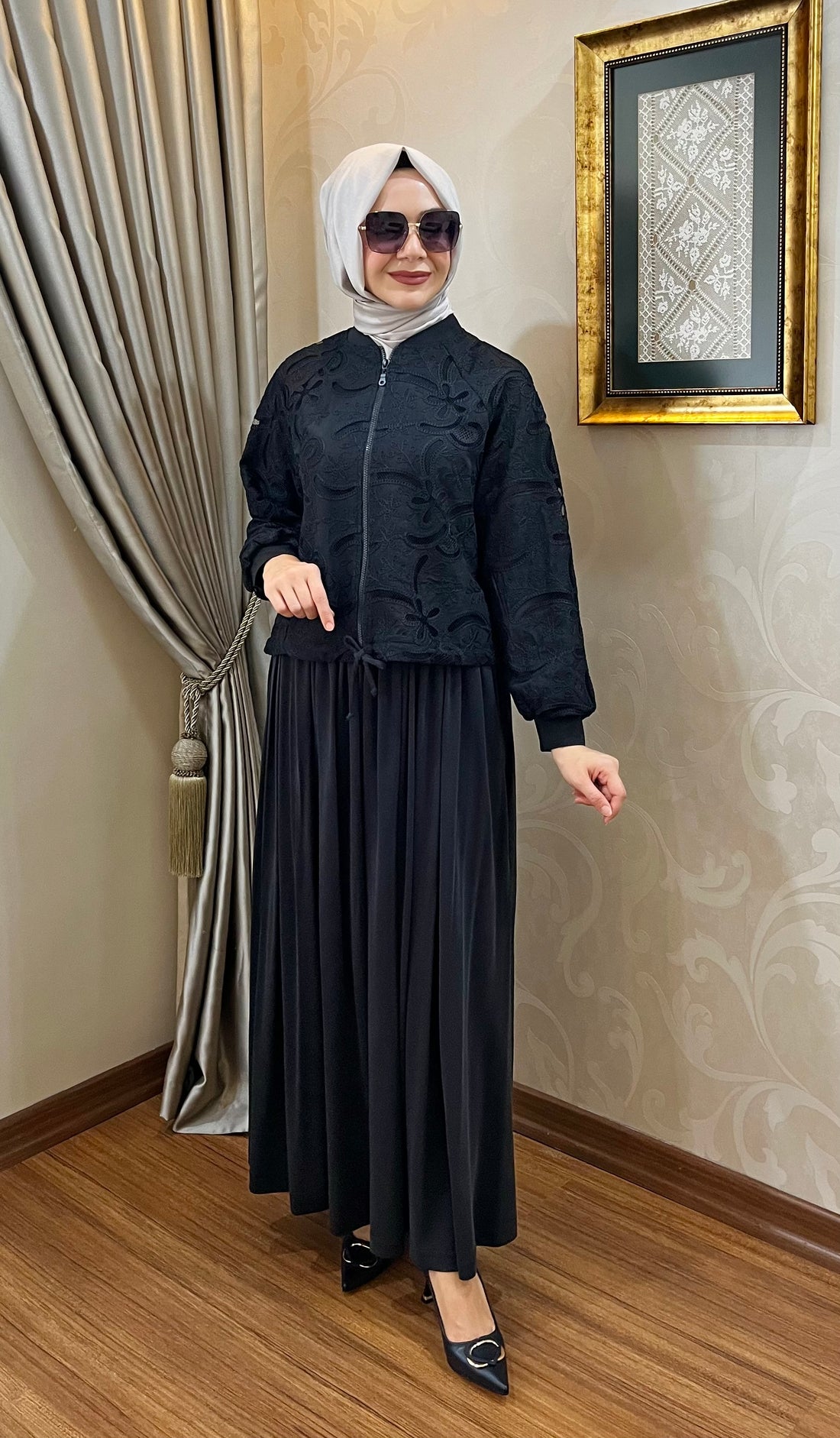 Nurcan Çetin Ribanalı Etekli Takım