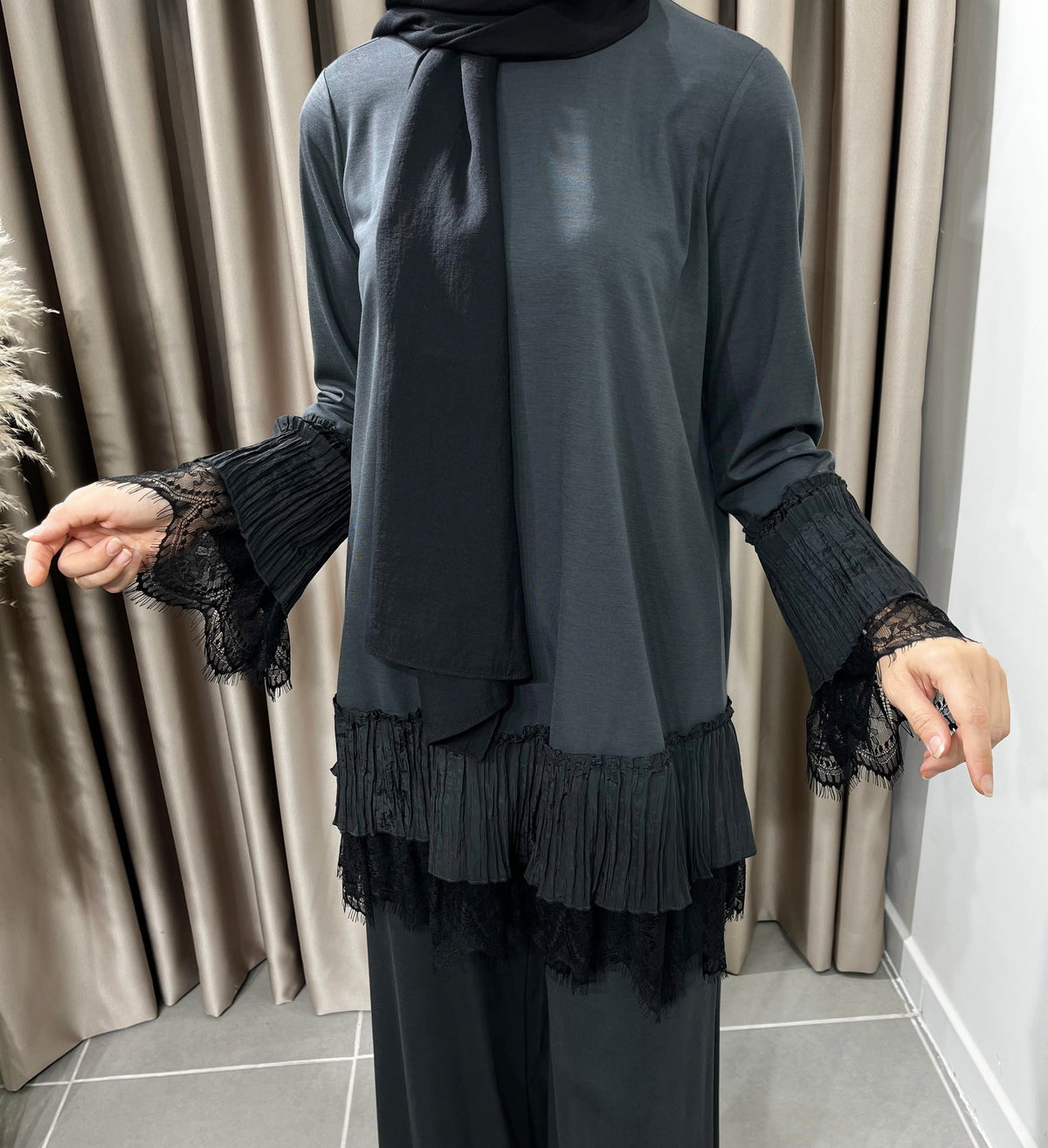 Nurcan Çetin Pantolonlu Takım 26546
