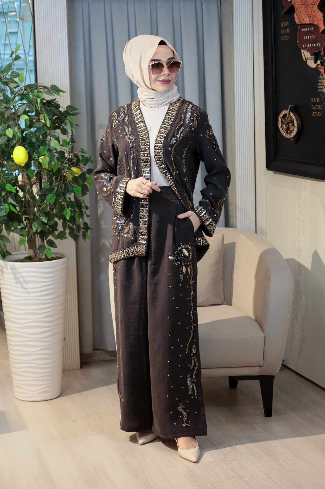 Nakışlı Pantolon