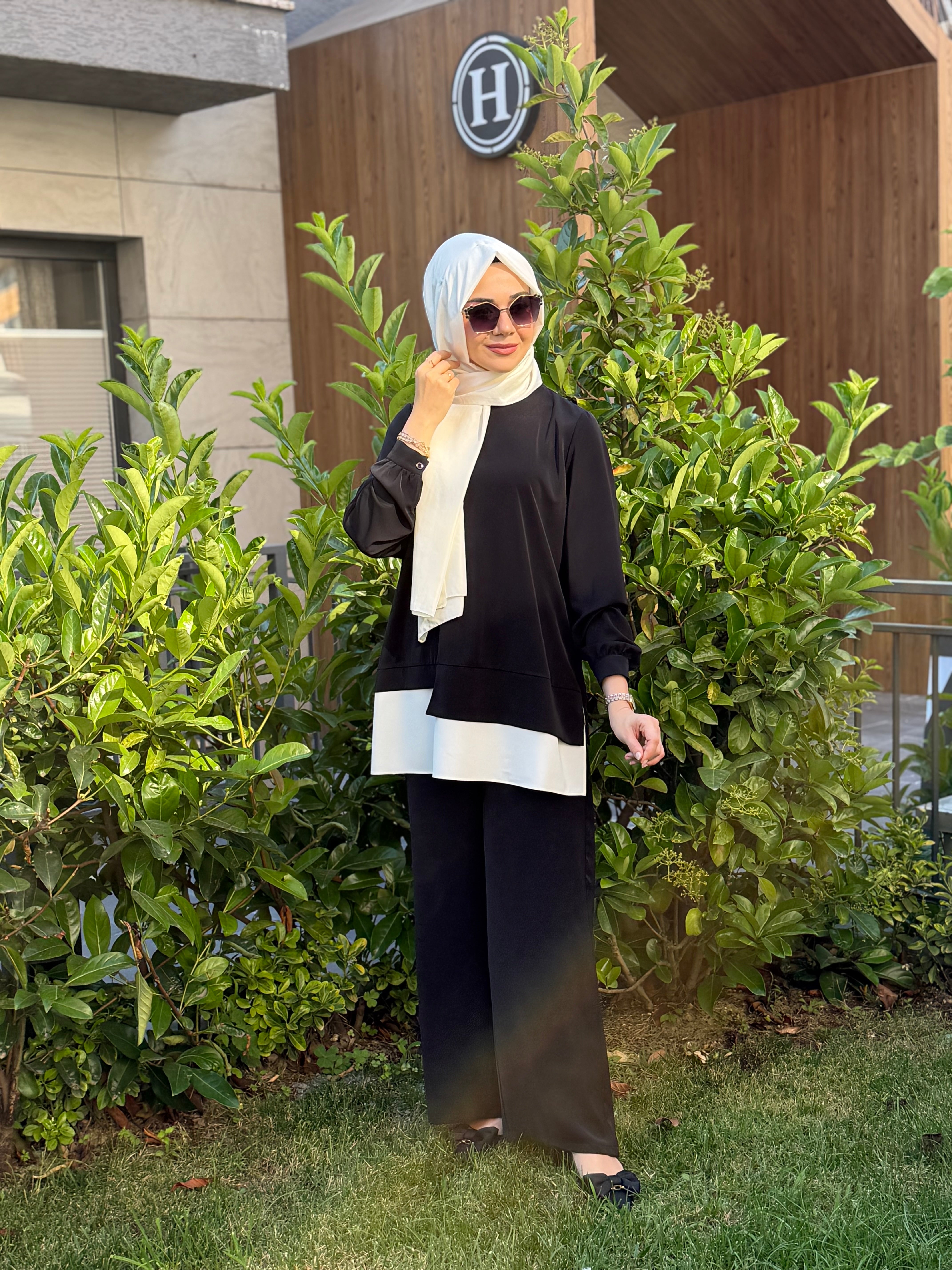 Almarwah pantolonlu takım