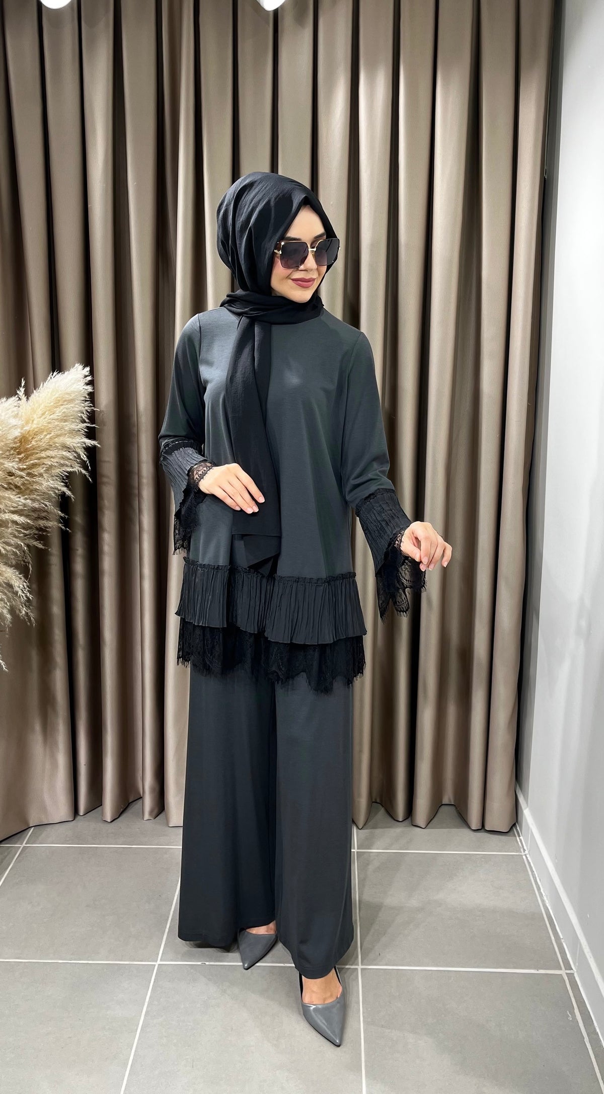 Nurcan Çetin Pantolonlu Takım 26546