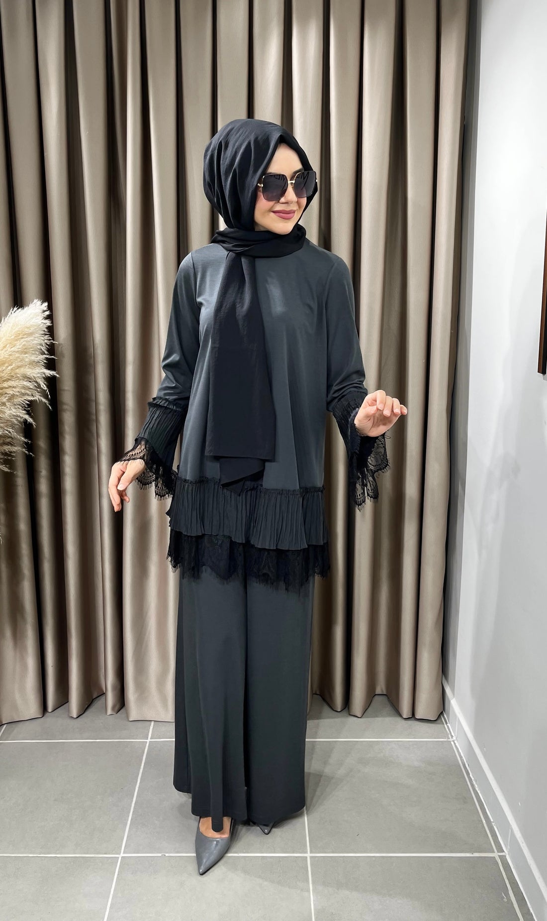 Nurcan Çetin Pantolonlu Takım 26546
