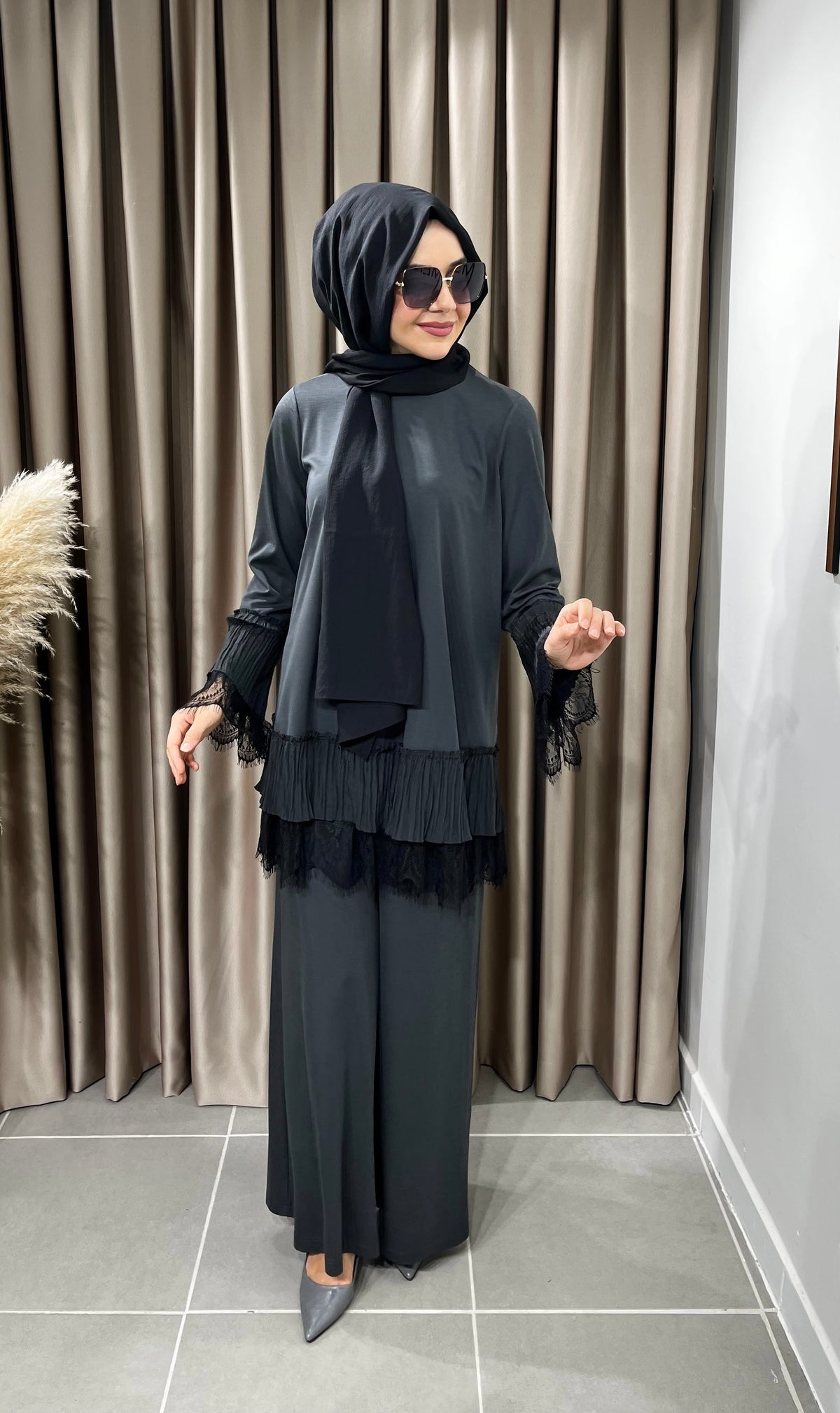 Nurcan Çetin Pantolonlu Takım 26546