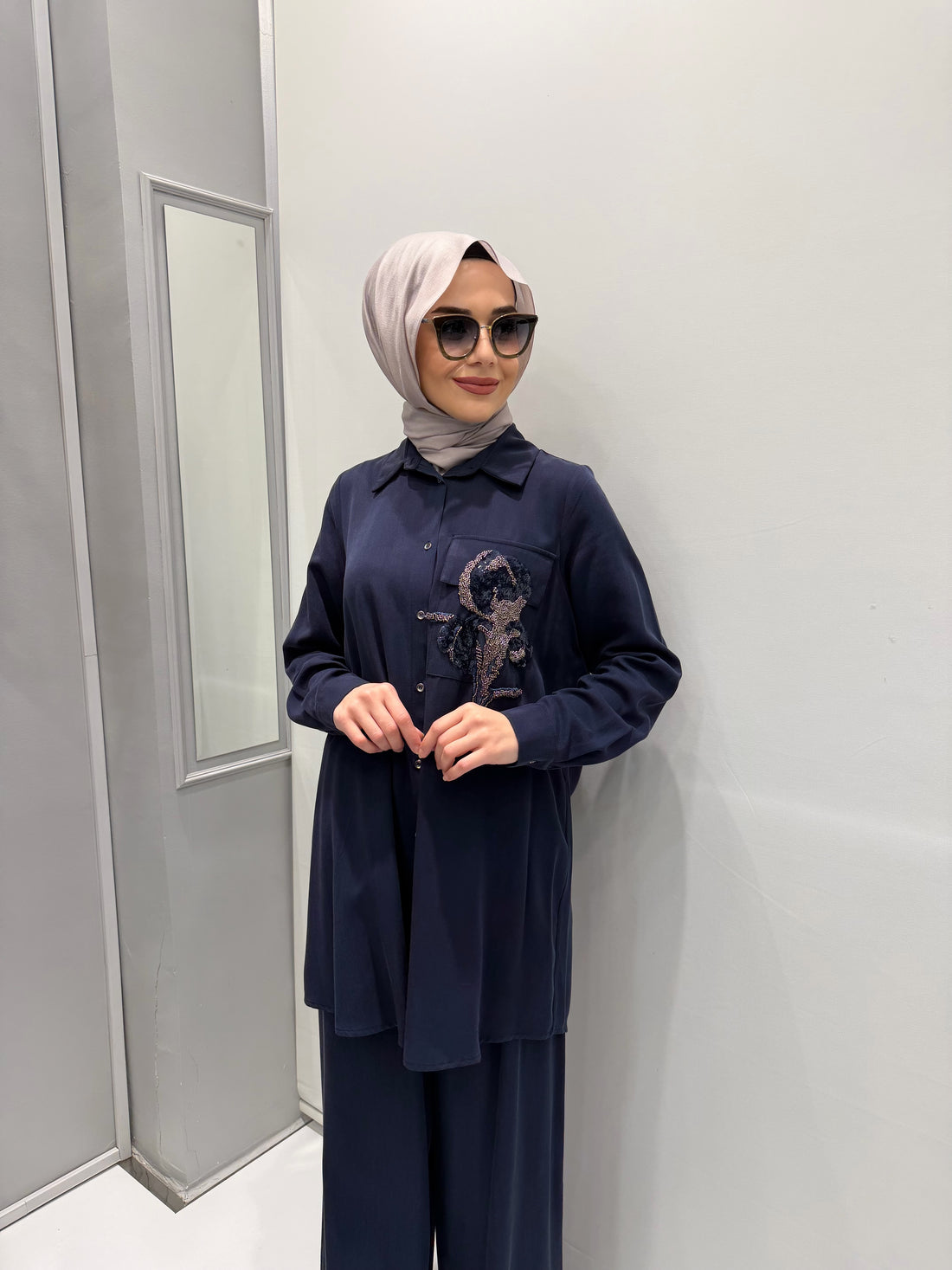 Nurcan Çetin Pantolonlu Takım
