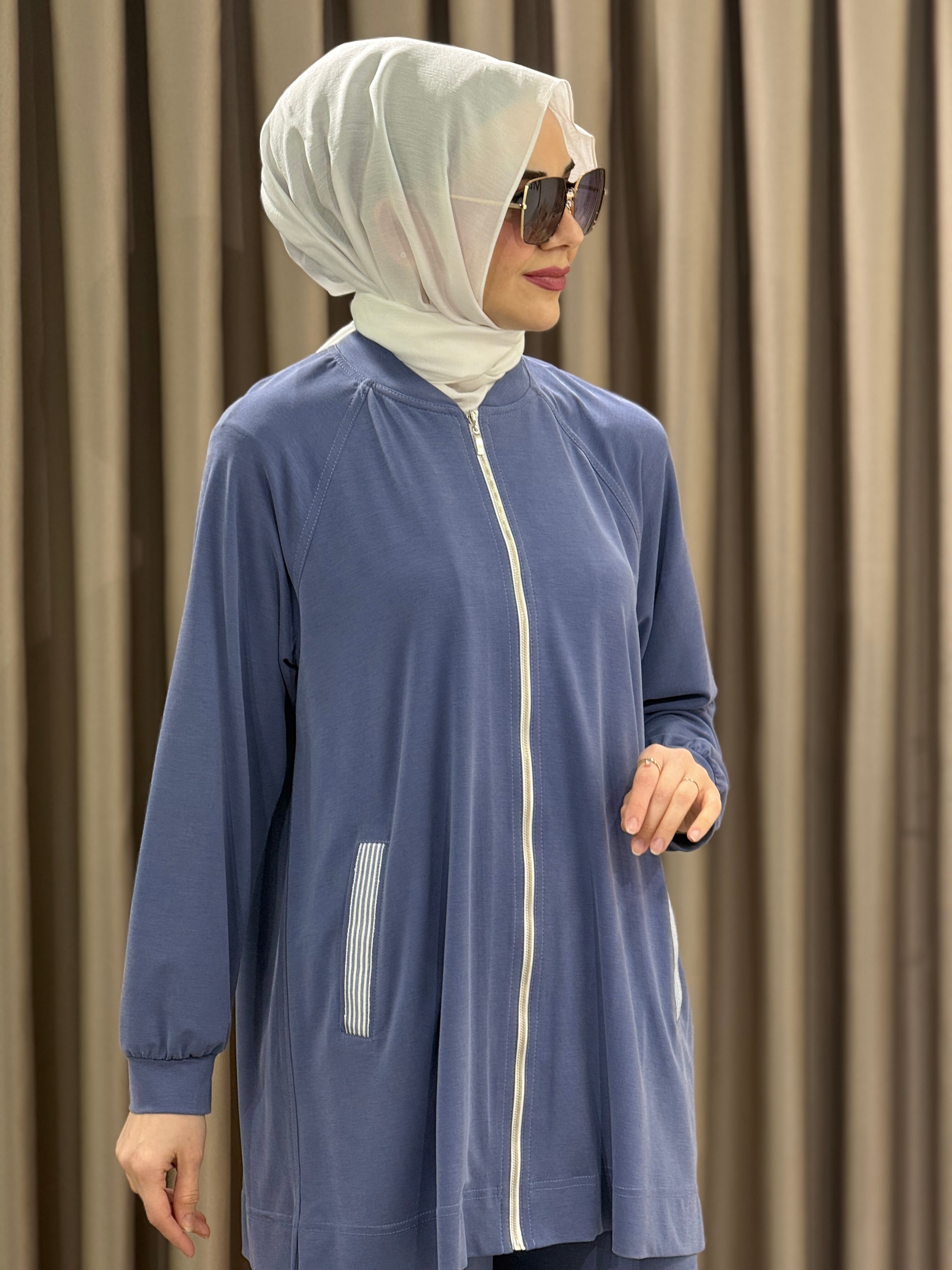 Nurcan Çetin Ribanalı Pantolon Takım