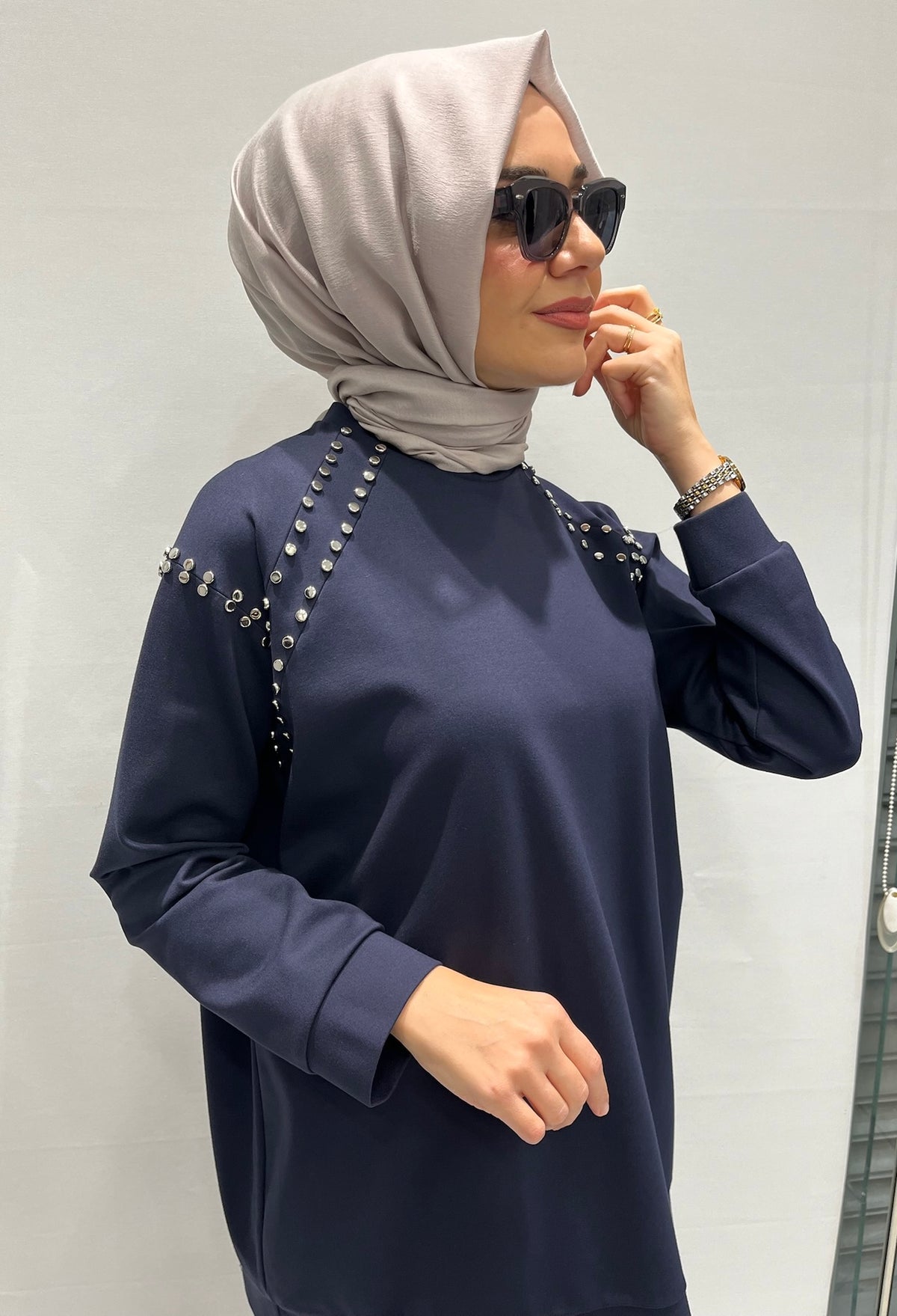 Ceremony Bluz Ve Pantolonu Çakma Detaylı Luna Takım
