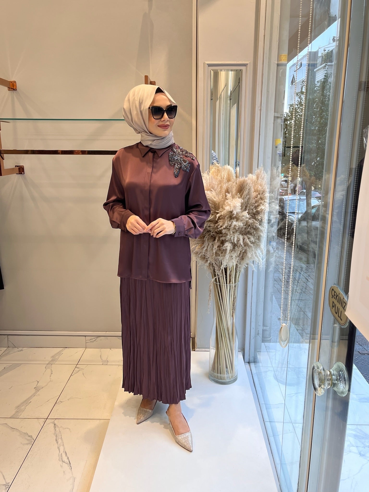 Nurcan Çetin Saten Dokulu Takım