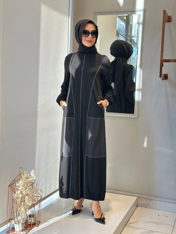 Nurcan Çetin Dikiş Detaylı Elbise