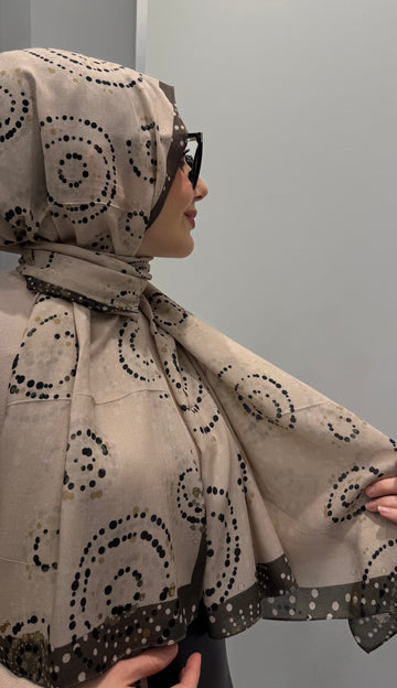 Almarwah Desenli Şal