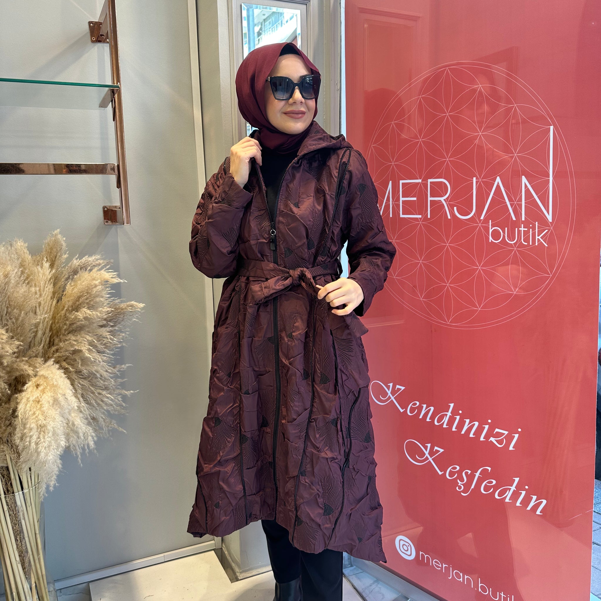 Ceremony Santana Fermuarlı Kap