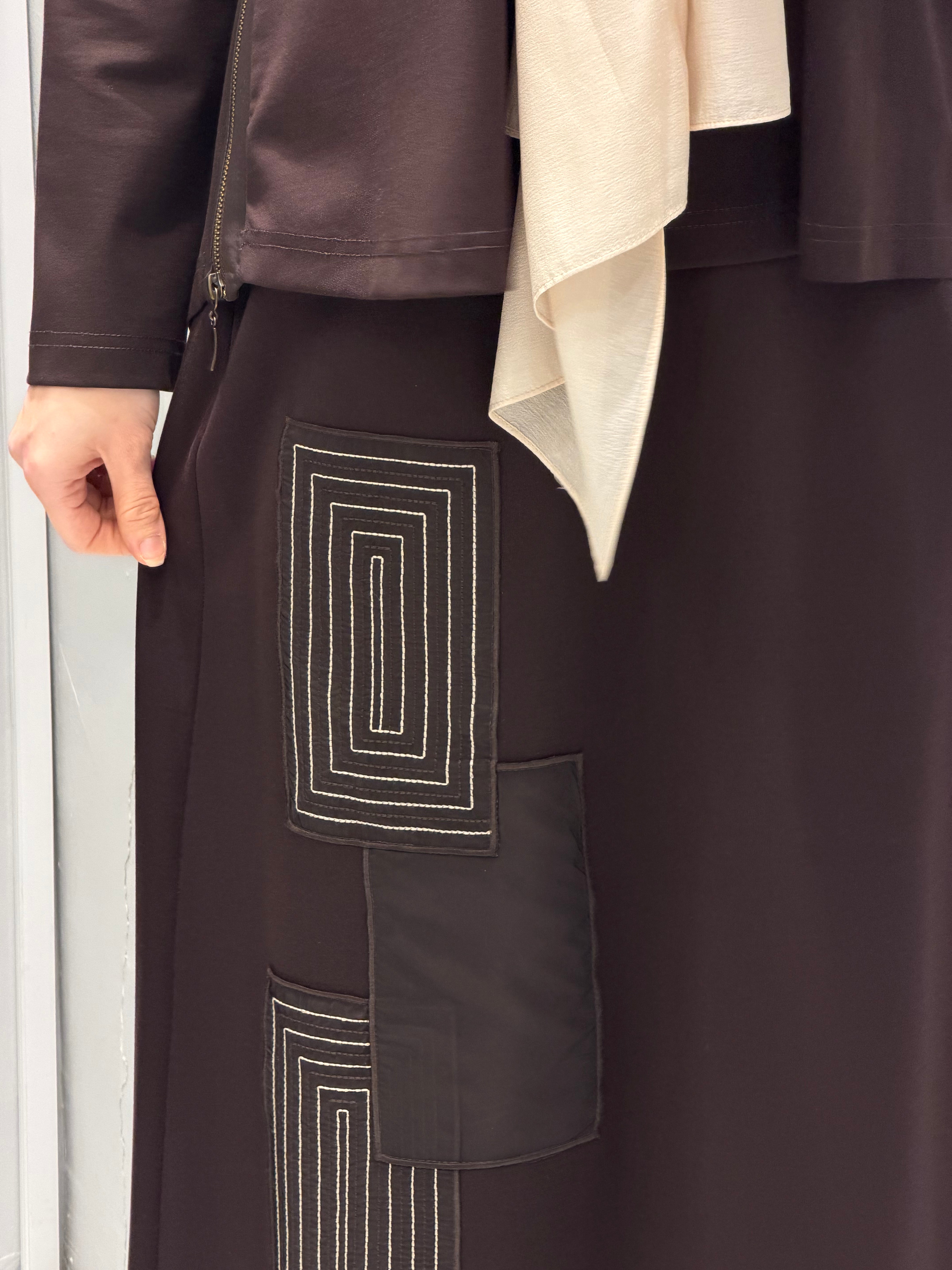 Bambu Kumaş Etekli Takım