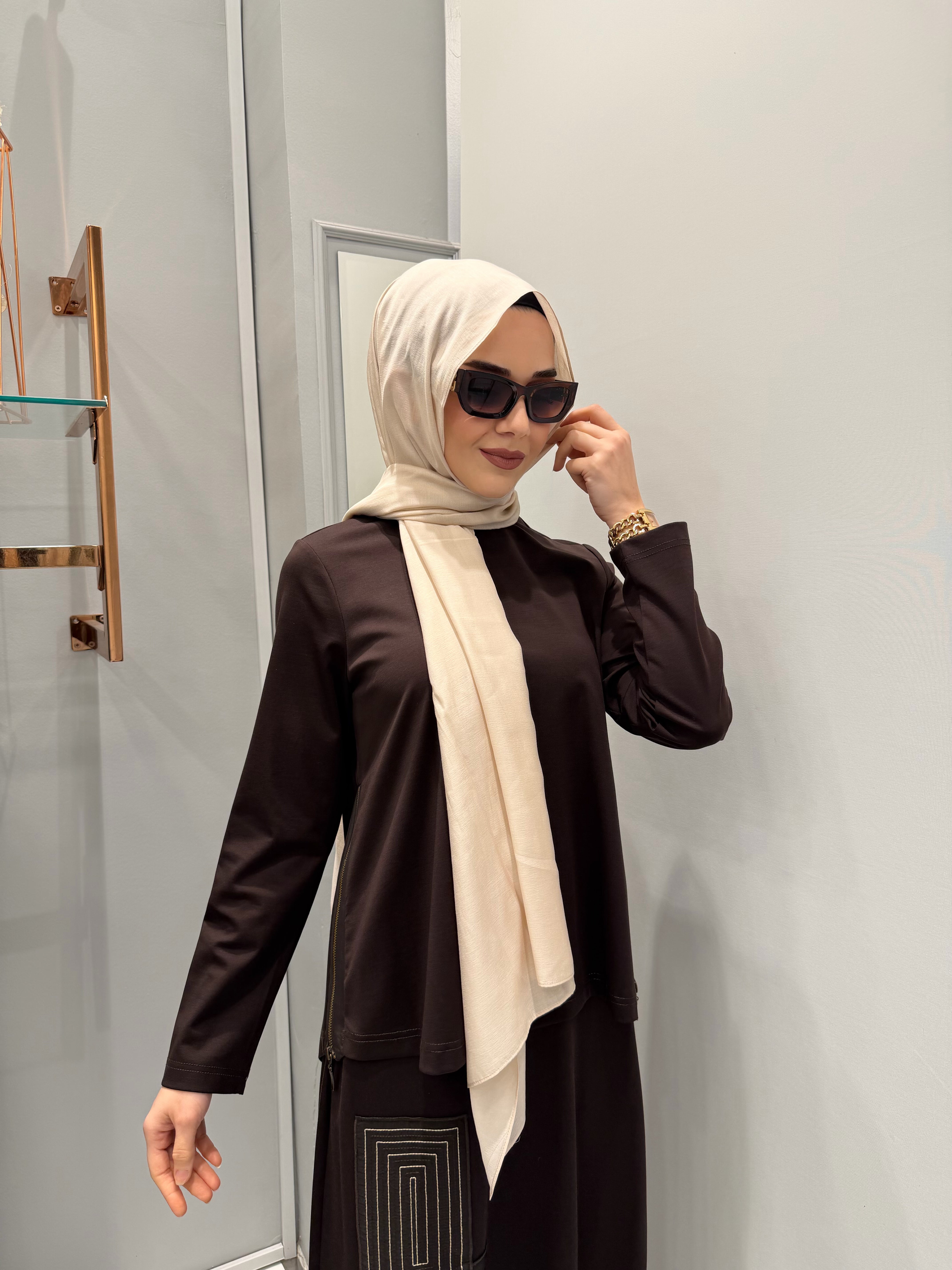 Bambu Kumaş Etekli Takım