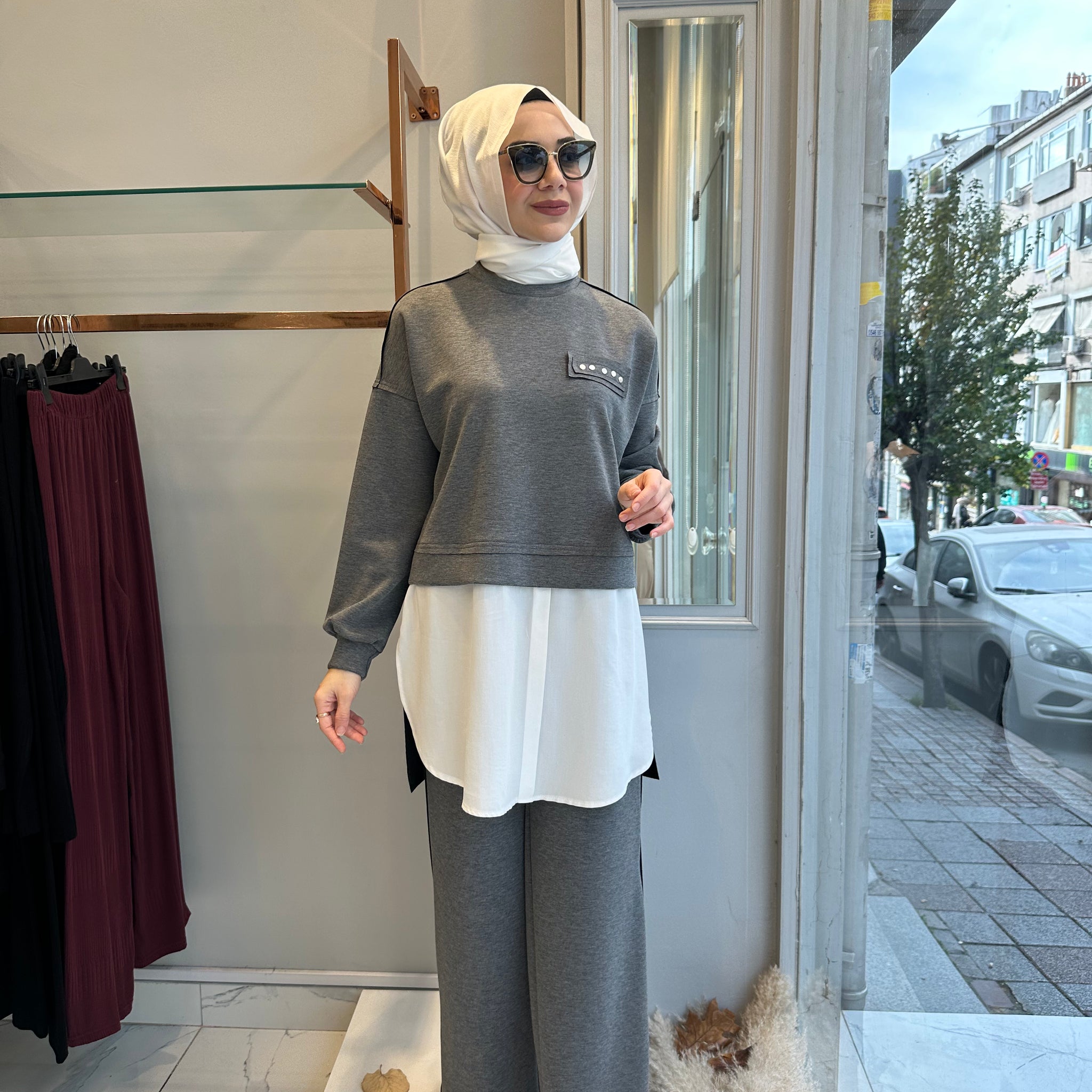 Nurcan Çetin Pantolonlu Takım