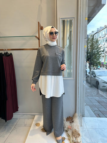 Nurcan Çetin Pantolonlu Takım