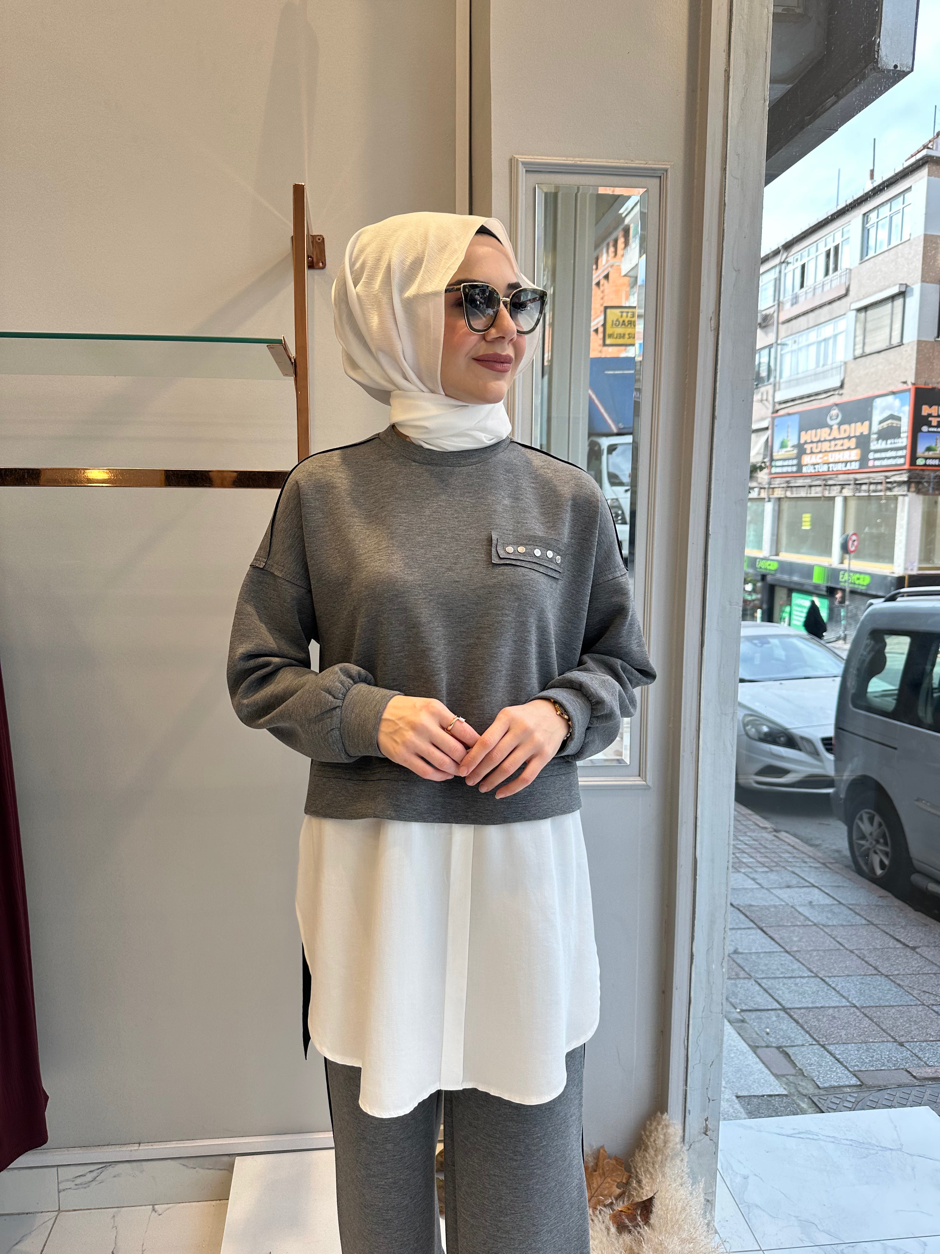 Nurcan Çetin Pantolonlu Takım