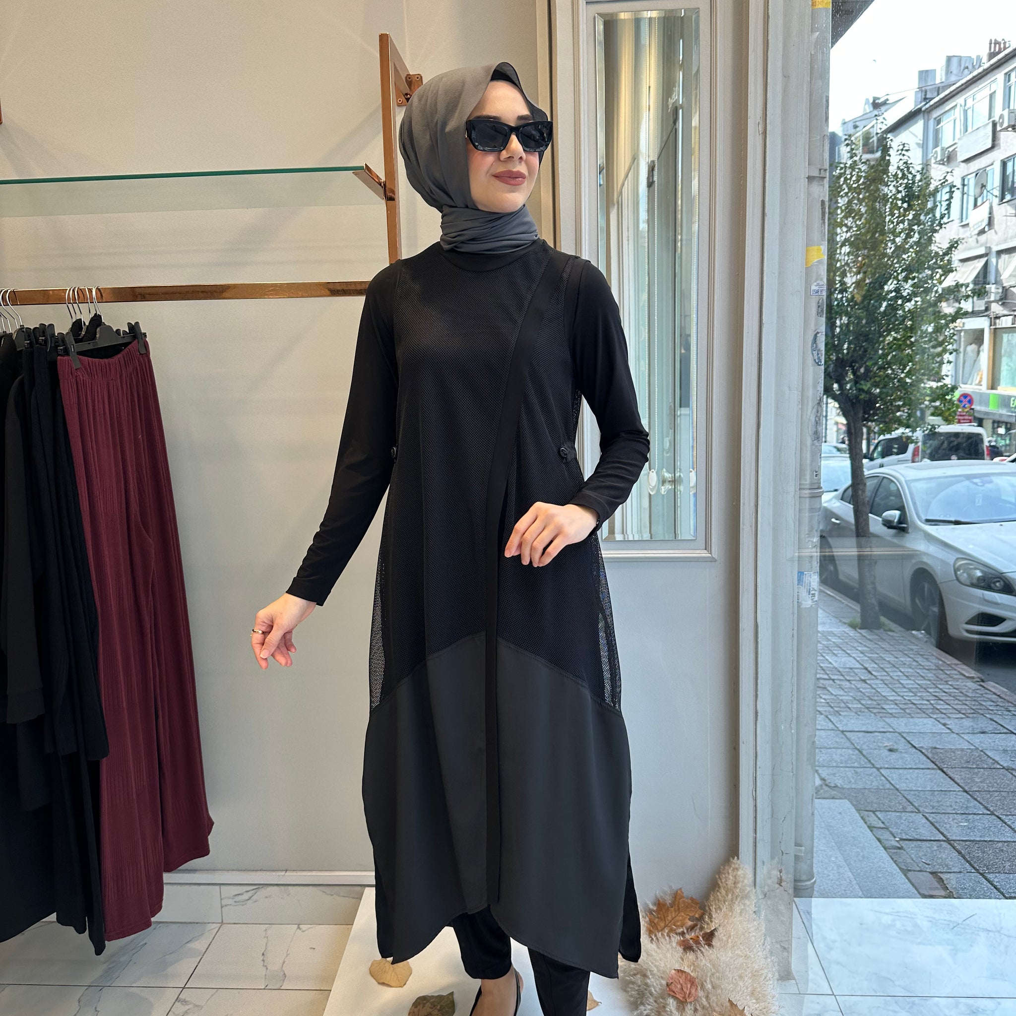 File Detayı Pantolon Takım