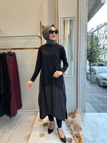 File Detayı Pantolon Takım