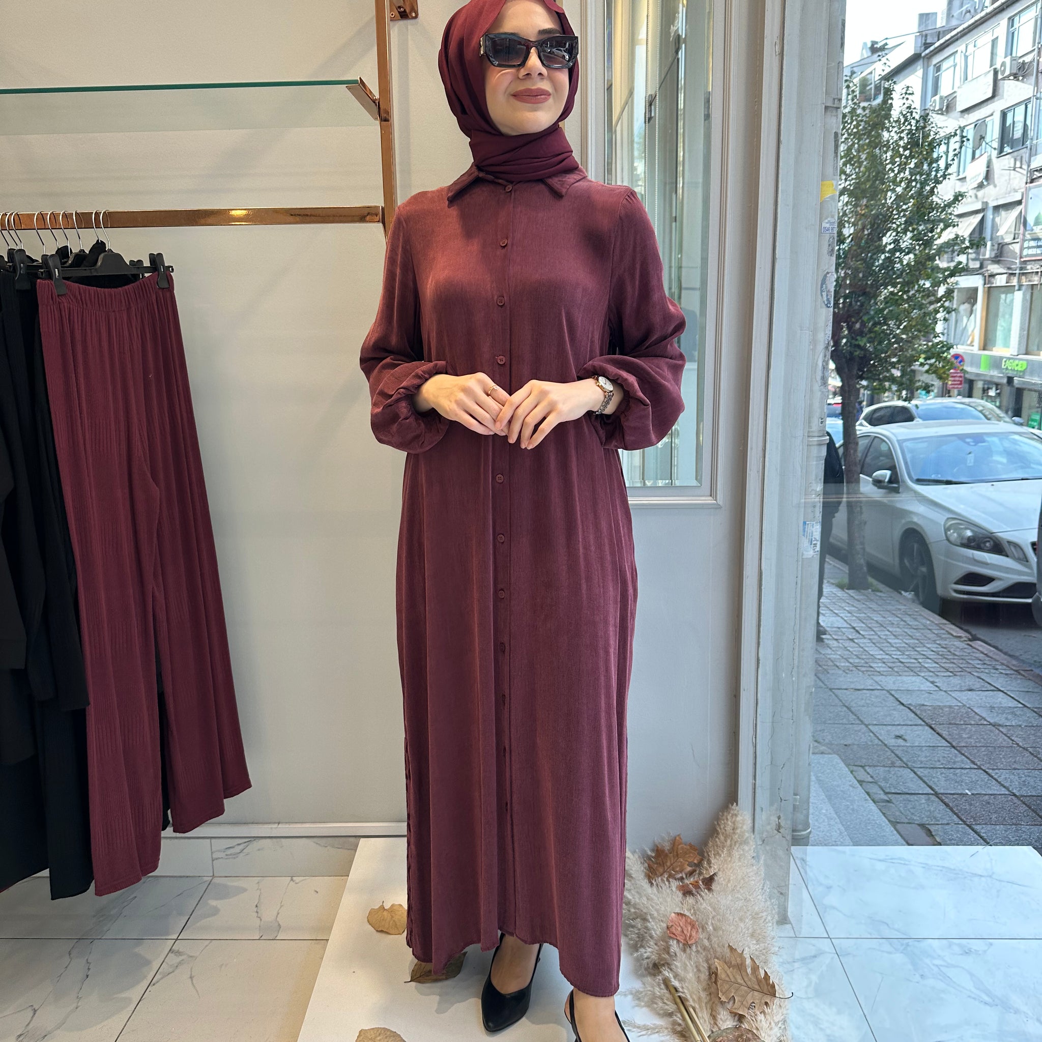 Qupra Gömlek Elbise