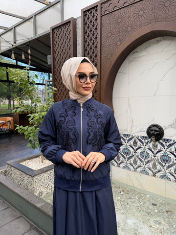 Lacivert Etekli Takım