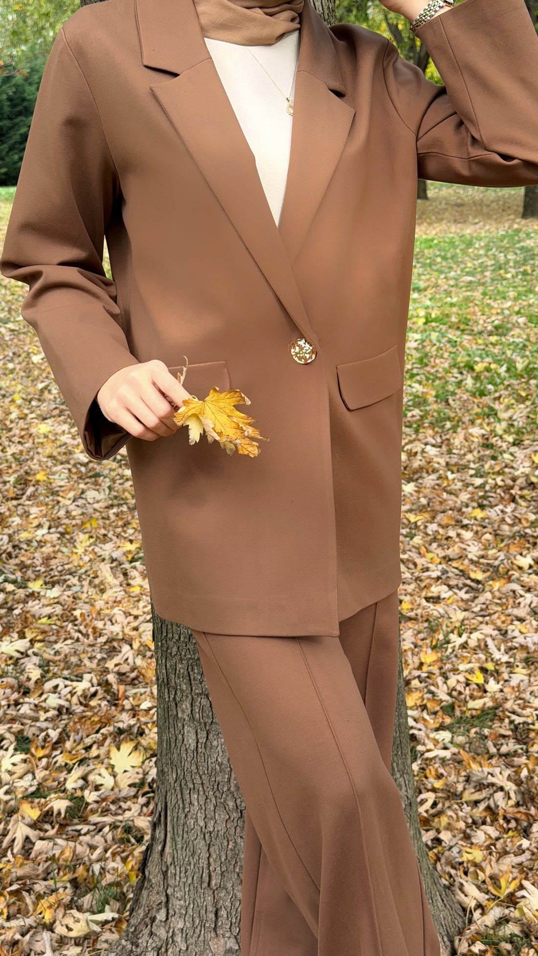 Nervürlü çelik pantolon