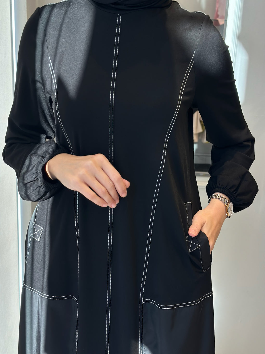 Nurcan Çetin Dikiş Detaylı Elbise